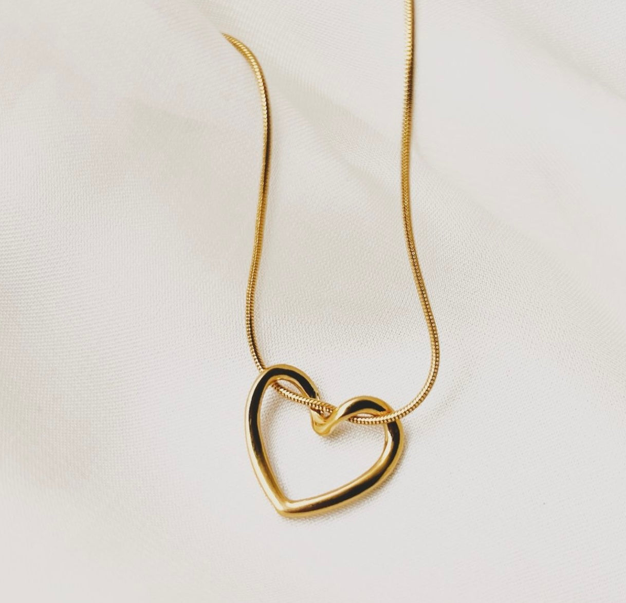 Cut-Out Heart Necklace
