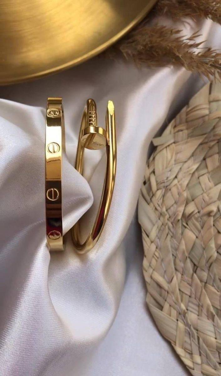 Cartier bracelets (both)